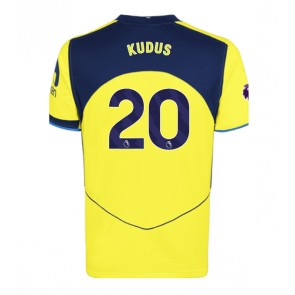 Lacne Muži Futbalové dres Tottenham Hotspur Mohammed Kudus #20 2025-26 Krátky Rukáv - Tretina